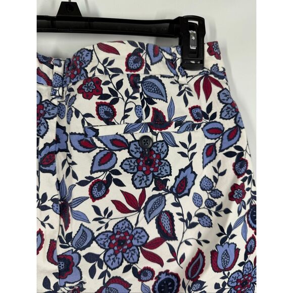 Khakis by Gap slim city floral capri size 6/28 - Picture 6 of 10